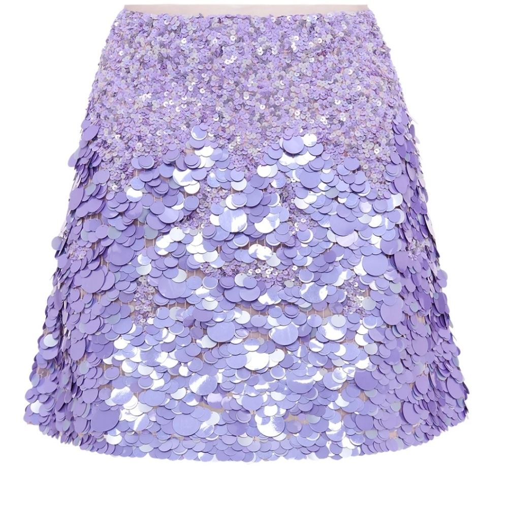 Aje Cherie Sequin Mini Skirt